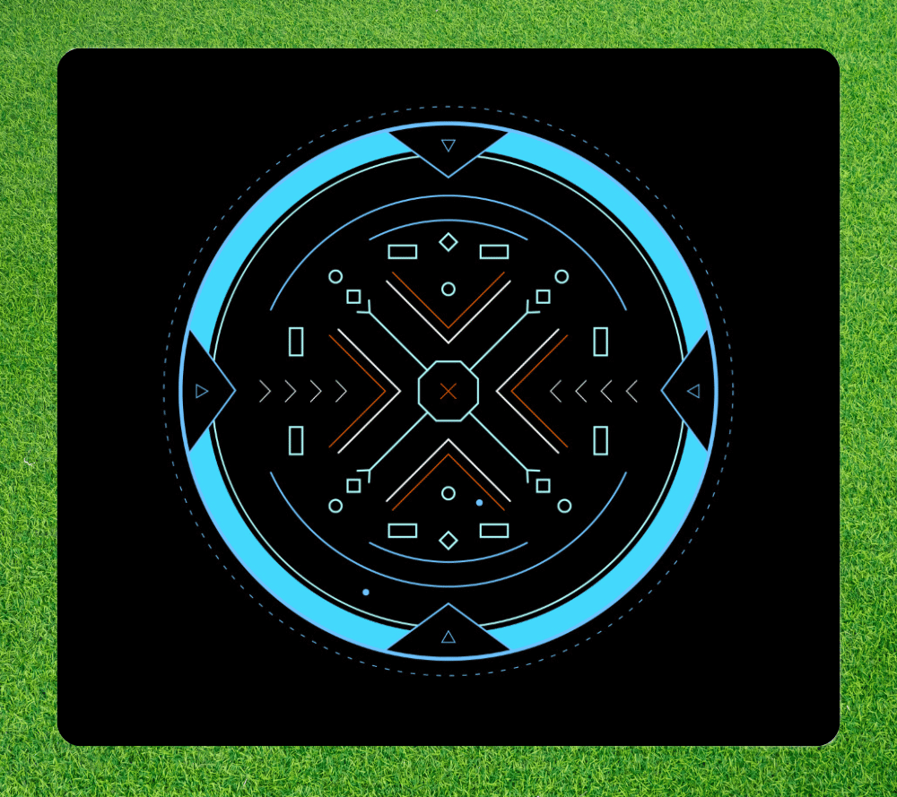 Drone Landing Pad - Futuristic (2 Sizes)